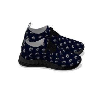 Koi Fish Dark - Black Soles