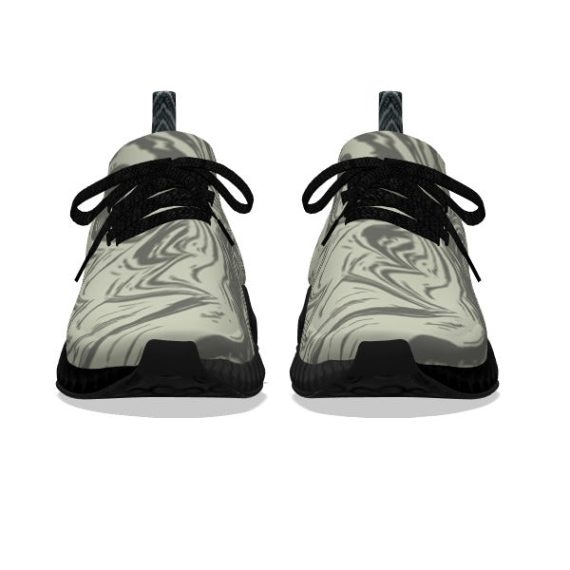 Camo Green Water Stone - Black Soles