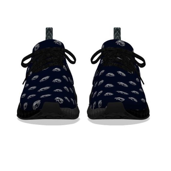 Koi Fish Dark - Black Soles