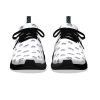 Koi Fish White - Black Soles