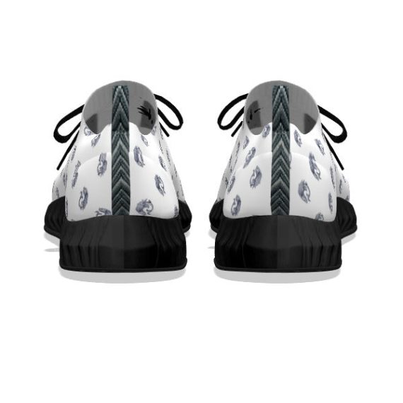 Koi Fish White - Black Soles