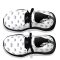 Koi Fish White - Black Soles